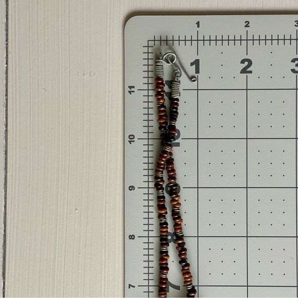 Handmade | Vintage | African Trade Beads Multi-Strand 23" Necklace - Picture 11 of 13